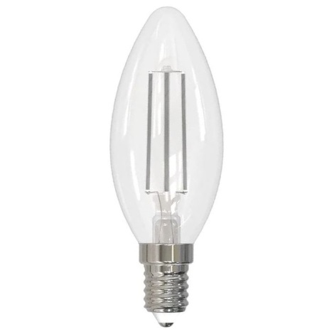 LED Žarnica WHITE FILAMENT C35 E14/4,5W/230V 4000K