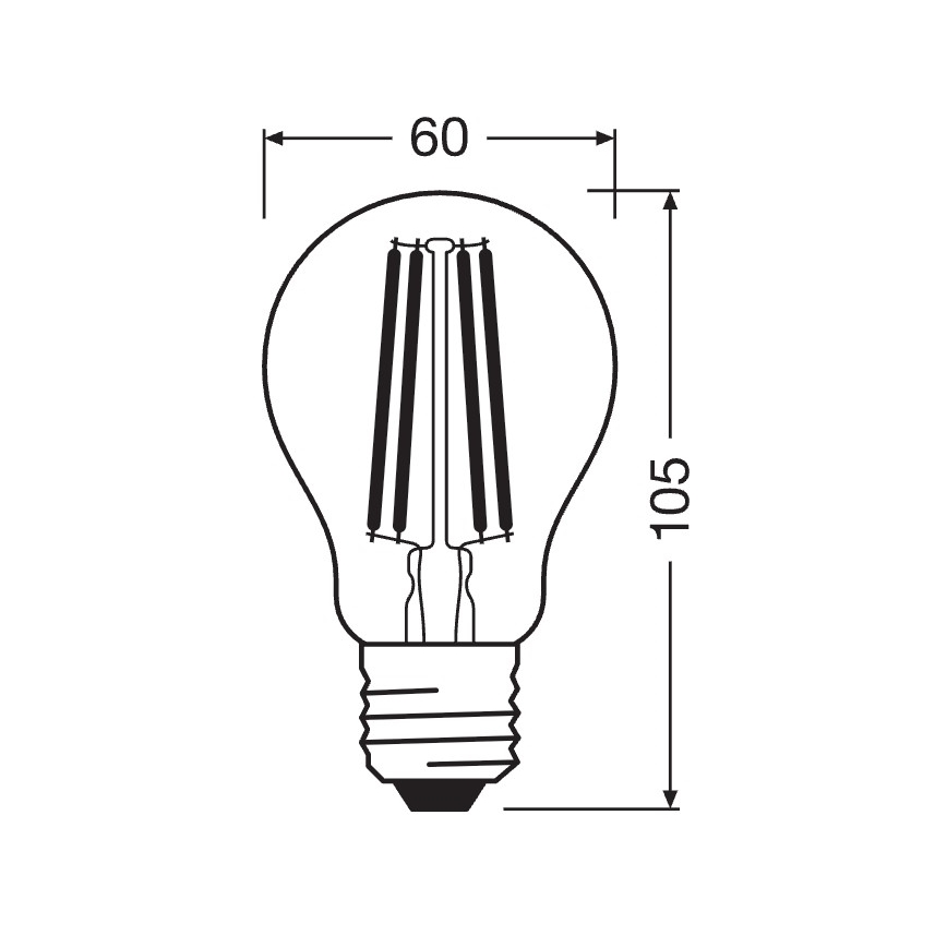 LED žarnica z možnostjo zatemnitve SUPERSTAR VINTAGE E27/11W/230V 4000K - Osram