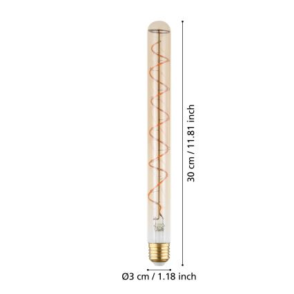 LED žarnica z možnostjo zatemnitve VINTAGE T30 E27/4W/230V 1600K - Eglo 110297