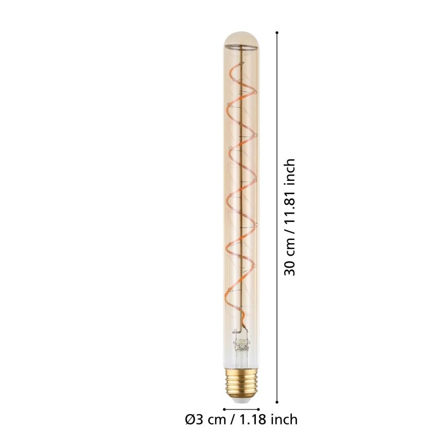 LED žarnica z možnostjo zatemnitve VINTAGE T30 E27/4W/230V 1600K - Eglo 110297