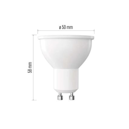 LED žarnica z zatemnitvijo MR16 GU10/7W/230V 3000K