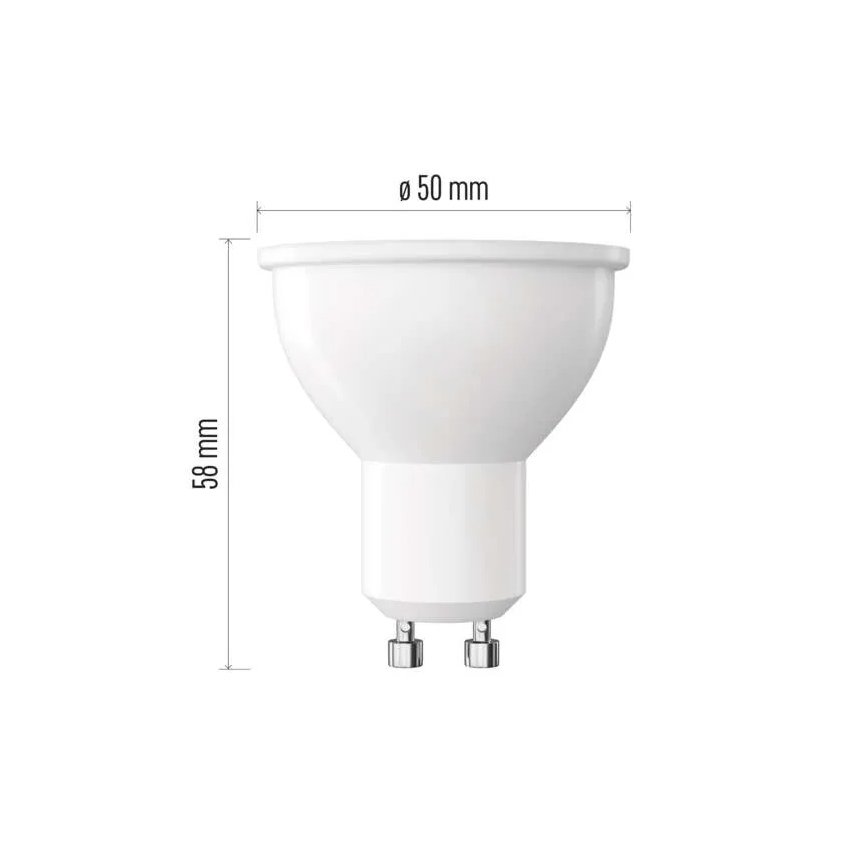 LED žarnica z zatemnitvijo MR16 GU10/7W/230V 3000K