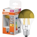 LED žarnica z zrcalnim vrhom FILAMENT E27/6,5W/230V 2700K zlata - Osram