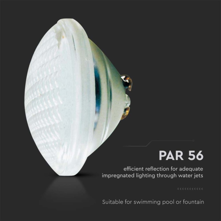 LED Žarnica za bazen LED/25W/12V IP68 6500K