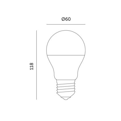 LED Žarnica za rast rastlin PLANTY E27/11W/230V 1200K bela