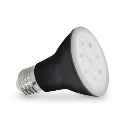 LED Žarnica za rast rastlin PLANTY E27/7W/230V 1200K črna