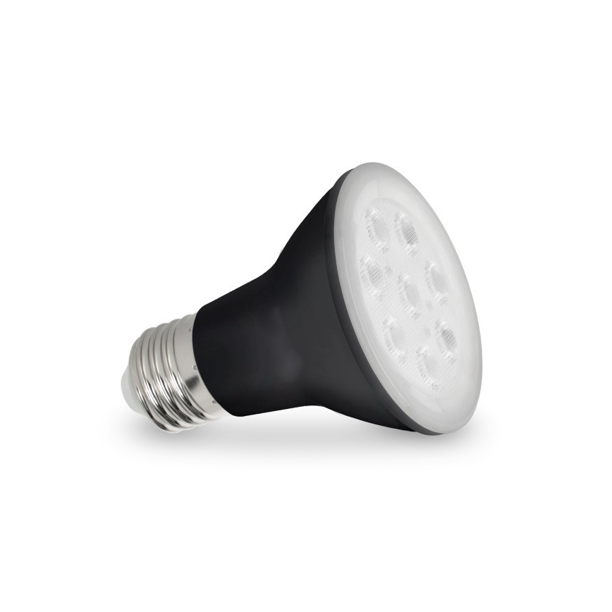 LED Žarnica za rast rastlin PLANTY E27/7W/230V 1200K črna