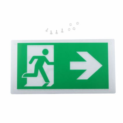 LED Zasilna svetilka EMERGENCY EXIT SAMSUNG CHIP LED/2W/230V 6000K