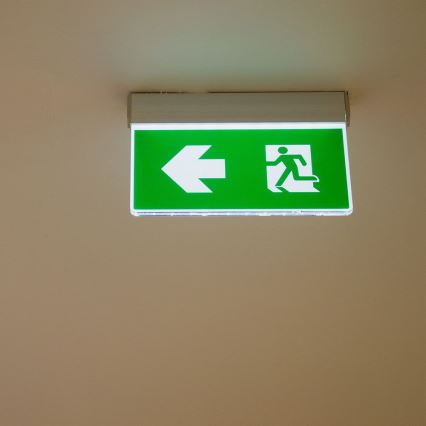 LED Zasilna svetilka EMERGENCY EXIT SAMSUNG CHIP LED/2W/230V 6000K