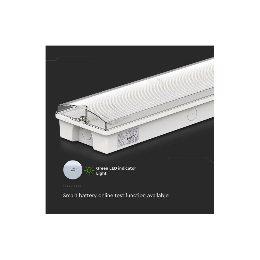 LED Zasilna svetilka EMERGENCY EXIT LED/3W/230V 6400K IP65