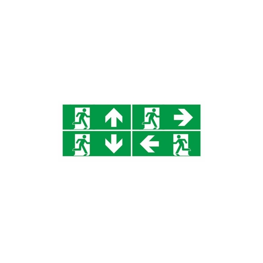 LED Zasilna svetilka EMERGENCY EXIT LED/3W/230V 6400K IP65