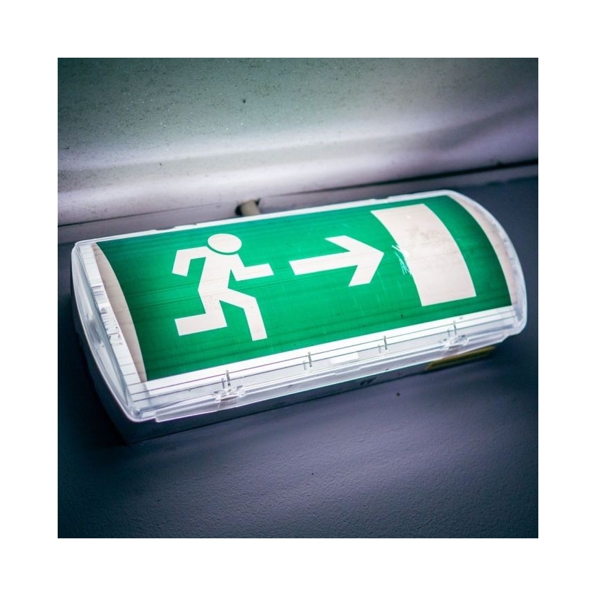 LED Zasilna svetilka EMERGENCY EXIT LED/3W/230V IP65 6000K 1200mAh