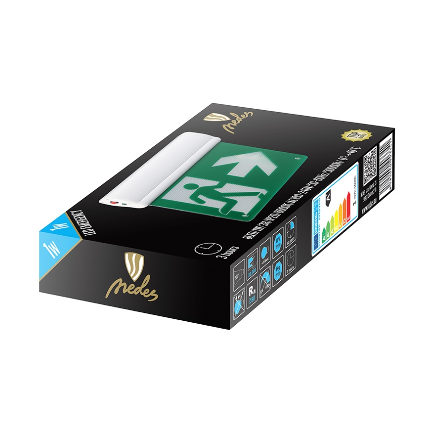Nedes LEL201 - LED Zasilna svetilka LED/1W/240V 6000K