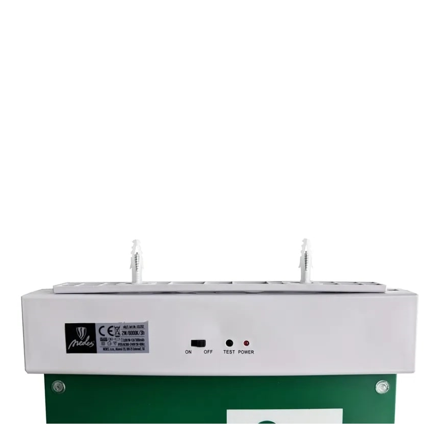 LED Zasilna svetilka LED/2W/230V 6000K 300 mAh