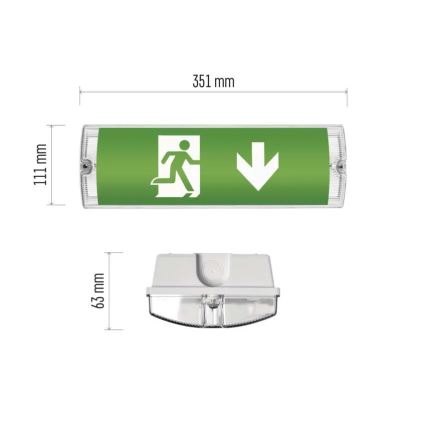 LED Zasilna svetilka LED/3W/230V 6000K IP65