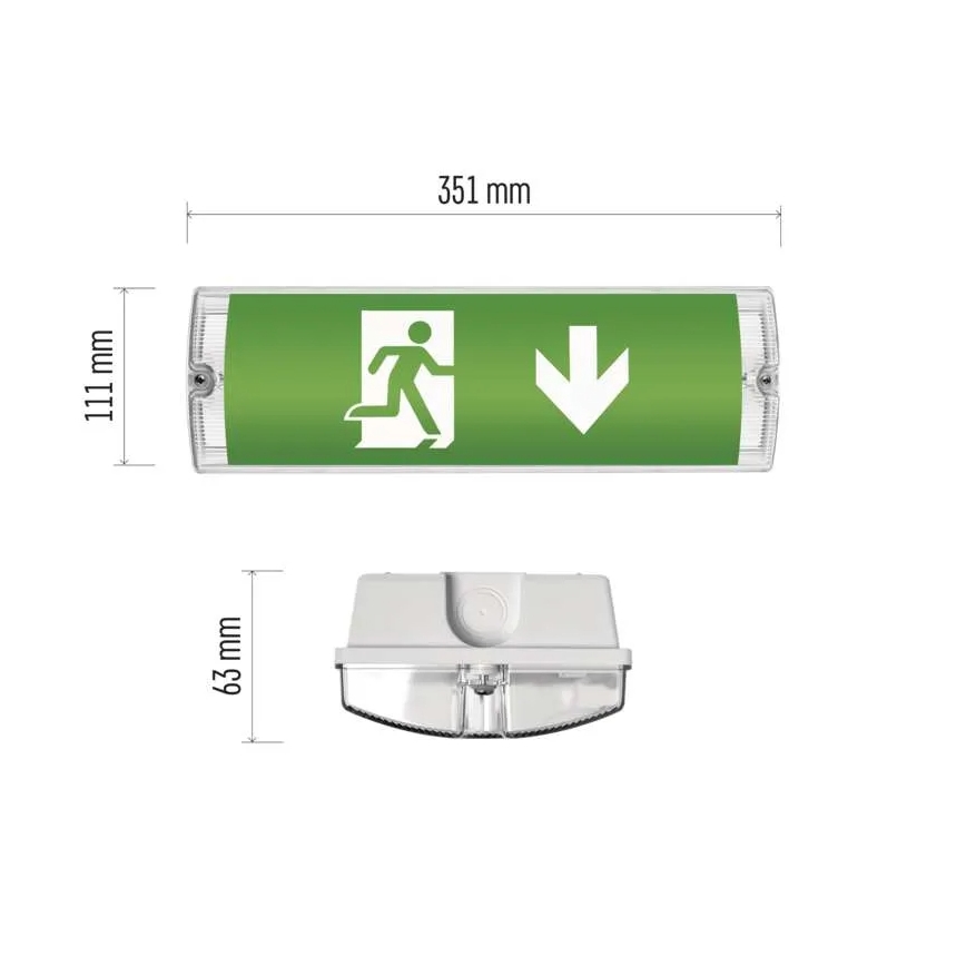 LED Zasilna svetilka LED/3W/230V 6000K IP65