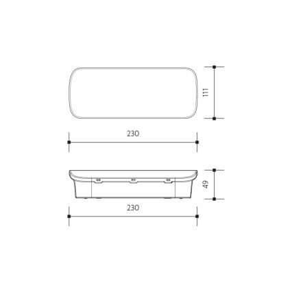 LED Zasilna svetilka VIRGO EVO LED/1W/230V 6000K IP65