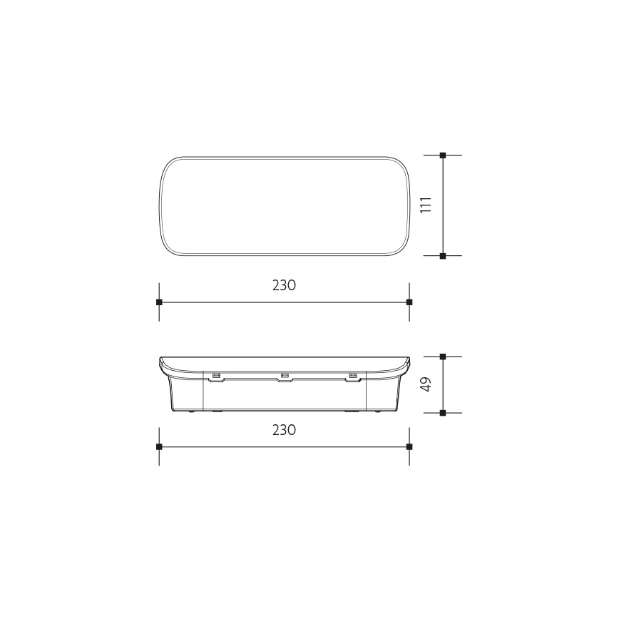 LED Zasilna svetilka VIRGO EVO LED/1W/230V 6000K IP65
