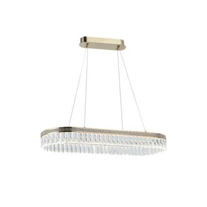 LED zatemljiv kristalni lestenec na žici THALIA LED/50W/230V 3000-6000K + daljinski upravljalnik