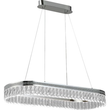 LED zatemljiv kristalni lestenec na kablu THALIA LED/50W/230V 3000-6000K + daljinski upravljalnik