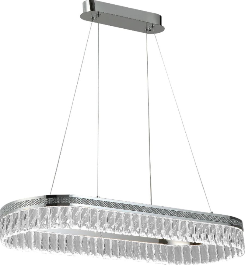 LED zatemljiv kristalni lestenec na kablu THALIA LED/50W/230V 3000-6000K + daljinski upravljalnik
