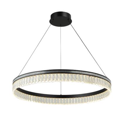 Zatemljiv kristalni lestenec na kablu THALIA LED/55W/230V 3000-6000K premer 80 cm + daljinski upravljalnik