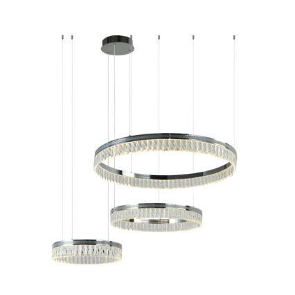LED zatemnitveni kristalni lestenec na kablu THALIA LED/120W/230V 3000-6000K + daljinski upravljalnik