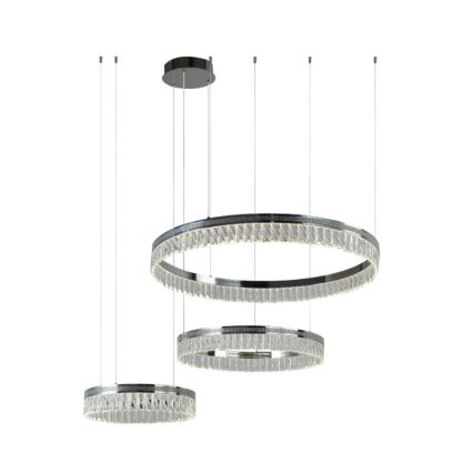 LED zatemnitveni kristalni lestenec na kablu THALIA LED/120W/230V 3000-6000K + daljinski upravljalnik