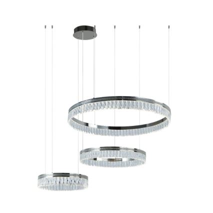 LED zatemnitveni kristalni lestenec na kablu THALIA LED/120W/230V 3000-6000K + daljinski upravljalnik
