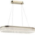 LED zatemljiv kristalni lestenec na žici THALIA LED/50W/230V 3000-6000K + daljinski upravljalnik