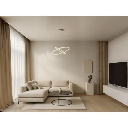 LED zatemljiv lestenec na kablu LED/150W/230V 3000-6500K + daljinski upravljalnik