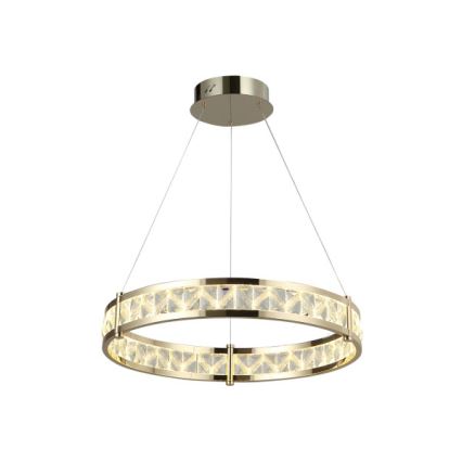 Zatemljiv LED kristalni lestenec na kablu ENRIQUE LED/40W//230V 3000-6000K premer 60 cm + daljinski upravljalnik