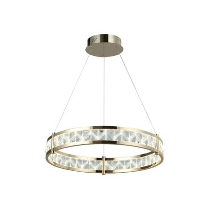 Zatemljiv LED kristalni lestenec na kablu ENRIQUE LED/40W//230V 3000-6000K premer 60 cm + daljinski upravljalnik
