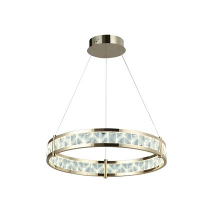 Zatemljiv LED kristalni lestenec na kablu ENRIQUE LED/40W//230V 3000-6000K premer 60 cm + daljinski upravljalnik