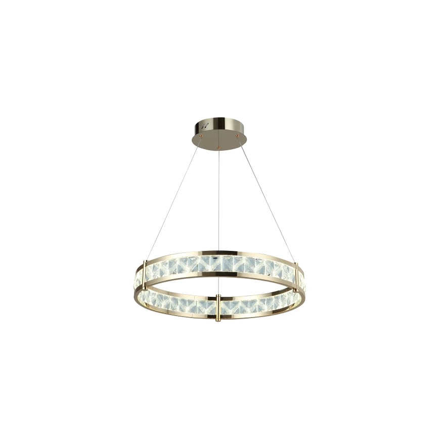 Zatemljiv LED kristalni lestenec na kablu ENRIQUE LED/40W//230V 3000-6000K premer 60 cm + daljinski upravljalnik