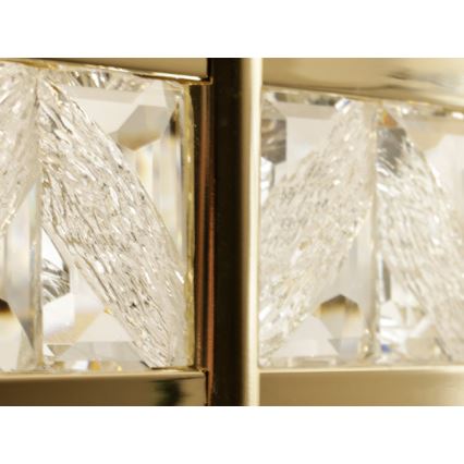 Zatemljiv LED kristalni lestenec na kablu ENRIQUE LED/40W//230V 3000-6000K premer 60 cm + daljinski upravljalnik