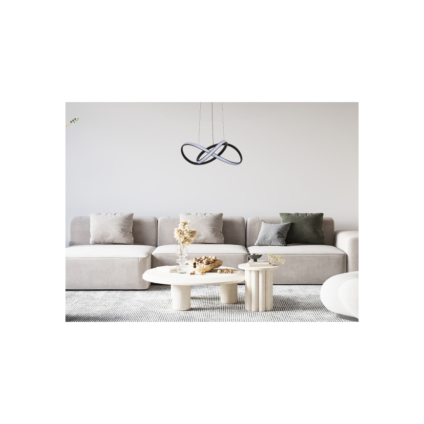 Zatemnjiv LED lestenec na kablu LED/65W/230V 3000-6500K premer 49 cm + daljinski upravljalnik