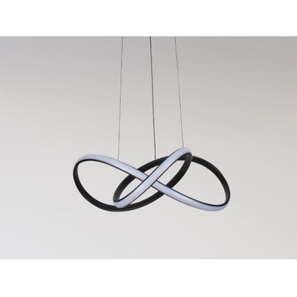 Zatemnjiv LED lestenec na kablu LED/65W/230V 3000-6500K premer 49 cm + daljinski upravljalnik