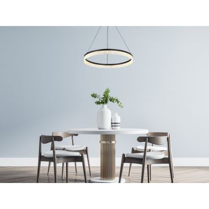 Zatemljiv LED lestenec na napenjalnem kablu ALIANZ LED/45W/230V 3000-6000K premer 60 cm + daljinski upravljalnik