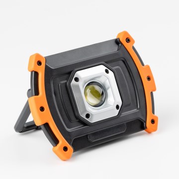 LED zatemljiv polnilni reflektor LED/10W/5V USB 6500K IP44