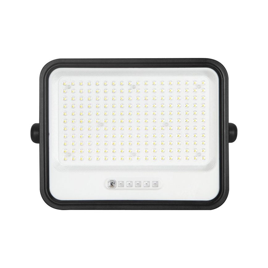 LED zatemljiv solarni reflektor LED/400W/3,2V 2000-8000K IP65 20000 mAh črna + daljinski upravljalnik
