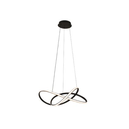 Zatemljiv LED lestenec na jekleni vrvici LED/85W/230V 3000-6500K premer 60 cm + daljinski upravljalnik