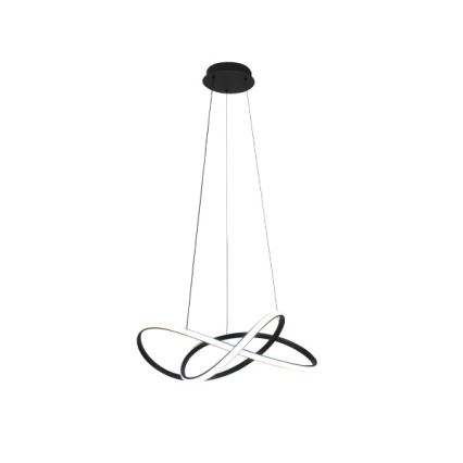 Zatemljiv LED lestenec na jekleni vrvici LED/85W/230V 3000-6500K premer 60 cm + daljinski upravljalnik