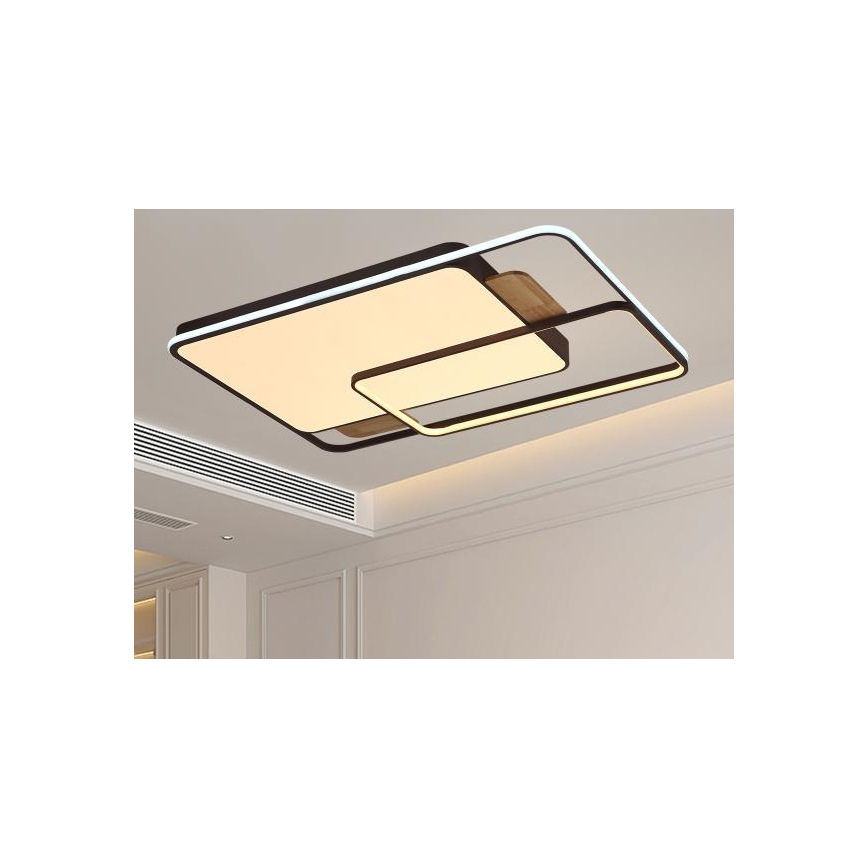 LED zatemljiva stropna svetilka LED/280W/230V 3000-6500K + daljinski upravljalnik