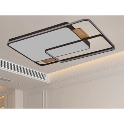 LED zatemljiva stropna svetilka LED/280W/230V 3000-6500K + daljinski upravljalnik