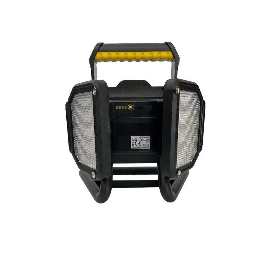 LED Zatemnitvena delovna svetilka LED/50W/5V 12000 mAh IP54