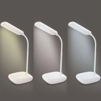 LED Zatemnitvena fleksibilna namizna svetilka LED/12W/230V 3000K/4000K/6500K bela
