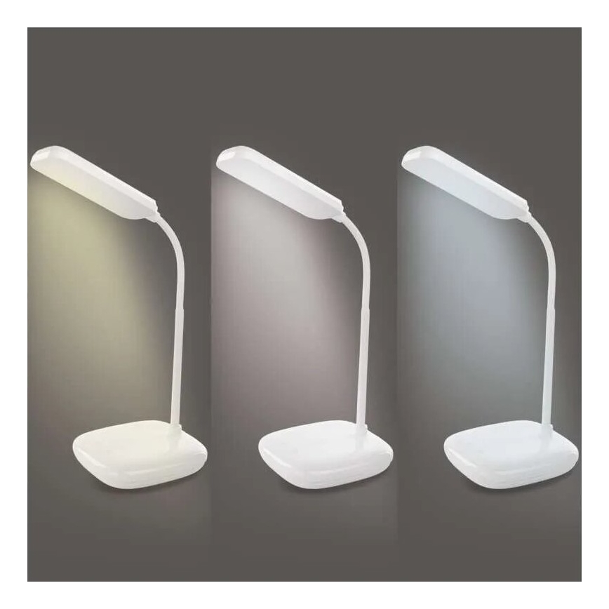 LED Zatemnitvena fleksibilna namizna svetilka LED/12W/230V 3000K/4000K/6500K bela