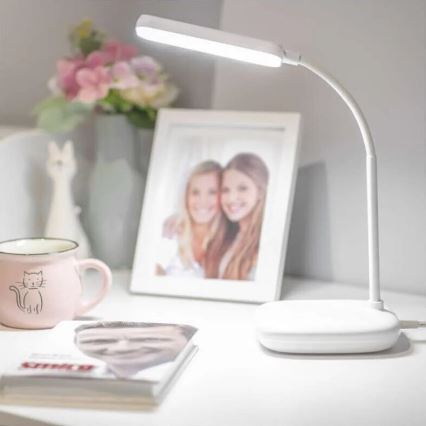 LED Zatemnitvena fleksibilna namizna svetilka LED/12W/230V 3000K/4000K/6500K bela