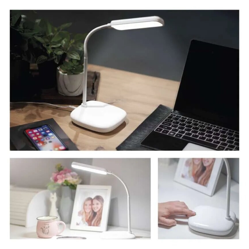LED Zatemnitvena fleksibilna namizna svetilka LED/12W/230V 3000K/4000K/6500K bela
